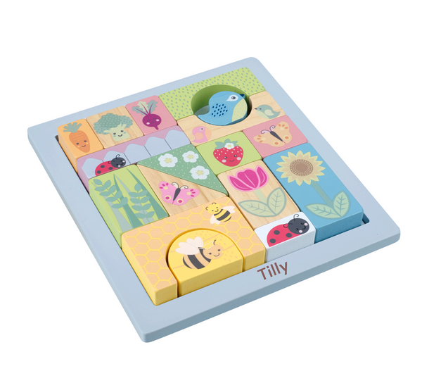 Puzzle blocks top