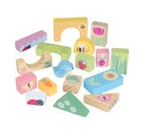 Personalised Childs Spring Garden Block Puzzle