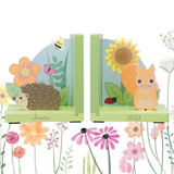 Personalised Children's Spring Garden Bookends
