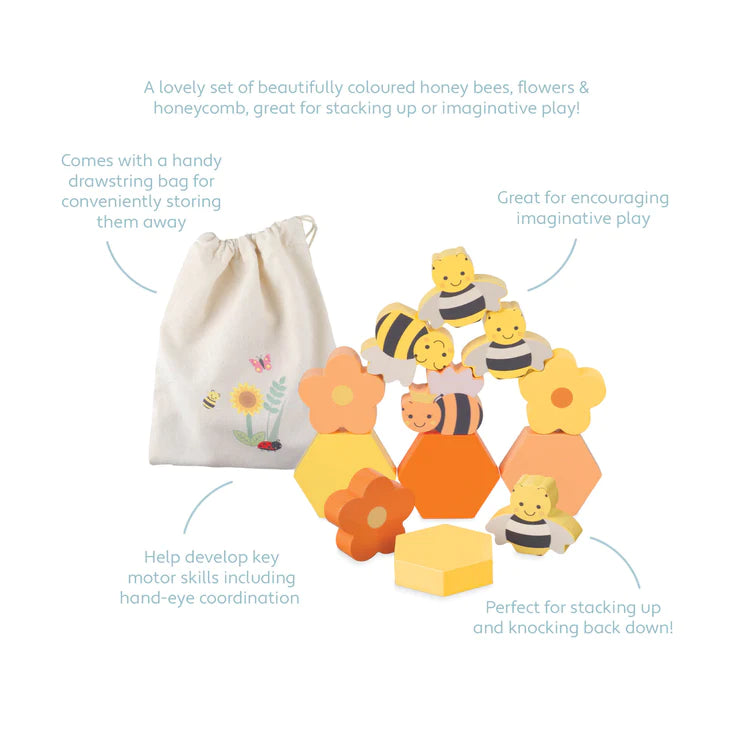 Personalised Children's Stacking Honey Bees – Chichi Gifts