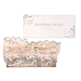 Wildflower Floral Wedding Garter For Brides