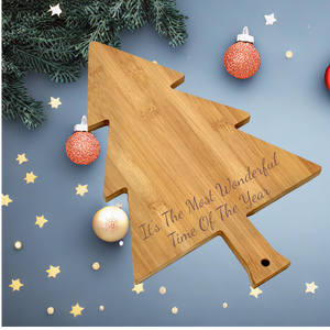 Copy of Chichi Gifts Personalised Christmas Tree Bamboo "It's The Most Wonderful Time Of The Year"