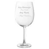 Dartington Personalised Just the One Giant Wine Glass. Takes full bottle - Add Your Own Message