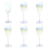 Dartington Personalised Prosecco Party Set of 6 Glasses - Add Your Own Message