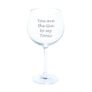Dartington Personalised You are the Gin to my Tonic Wine & Bar Gin & Tonic Copa Glass