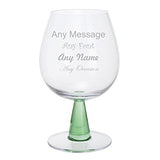 Dartington Crystal Personalised Any Occasion Gin Connoisseur Set of 2 Gin Copa Cocktail Glasses - Add your own Message