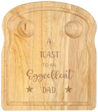 Breakfast Egg Board - A Toast to An Eggcellent Dad